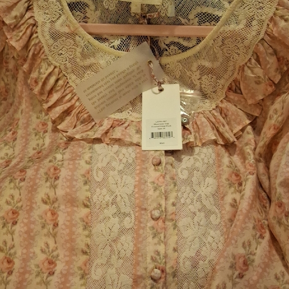 Morrison Silk Top In Frosted Petal Pink NWT - Picture 13 of 16